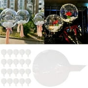 Dyfzdhu Clear Balloons For Stuffing Transparent Bubble Big Christmas Wedding Birthday Party Decoration 20 Pcs